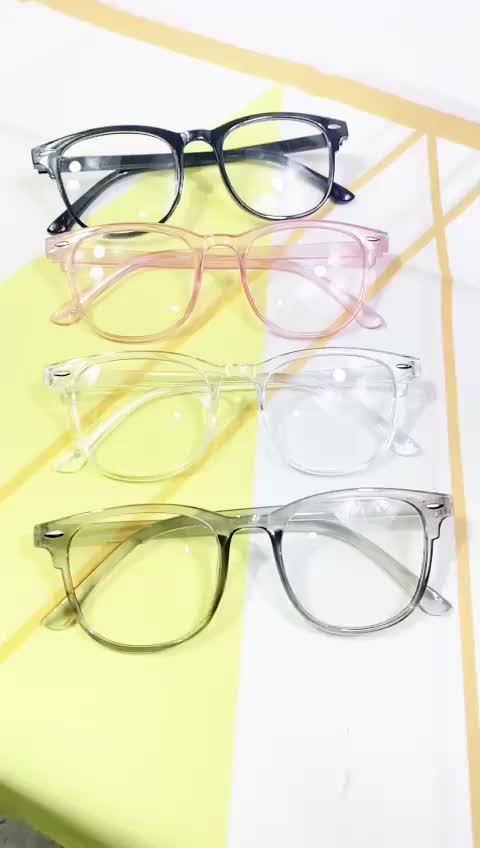 BELI 1 GRATIS 1 - Kacamata Anti Radiasi Wanita Korea Fashion Retro Bentuk Kotak Eyeglasses