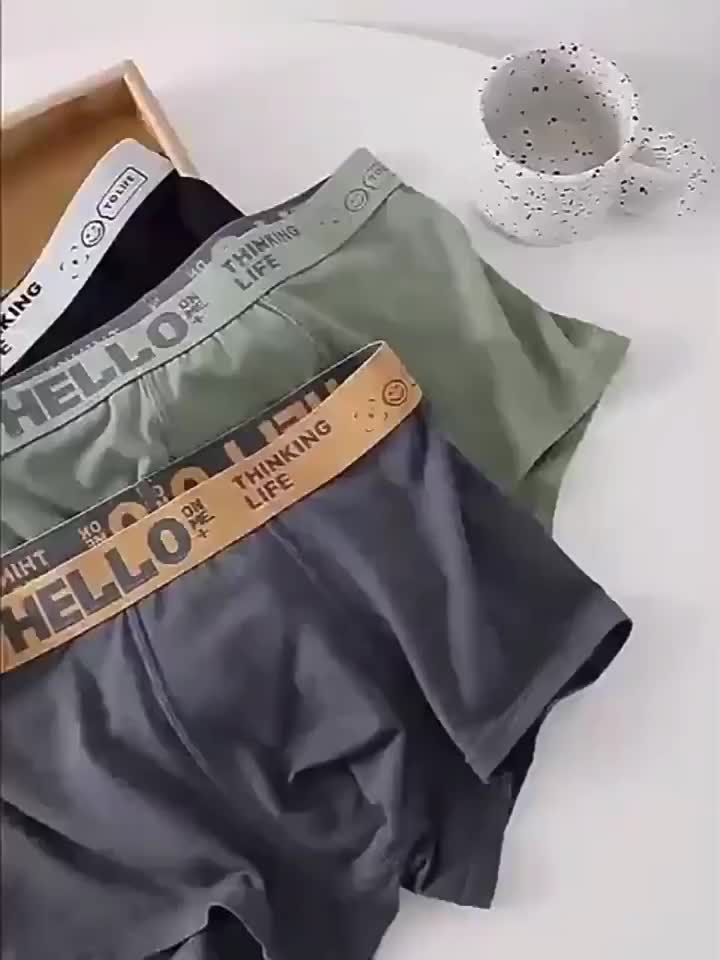 [COD] Boxer Celana Dalam Pria Dewasa Fashion Men Hello On Me Cook High Quality Remaja Jumbo Sampan Katun Bahan Adem Lembut 3XL 4XLkkp-5804-7 Pendek Cowok Nyaman Sport priamurah