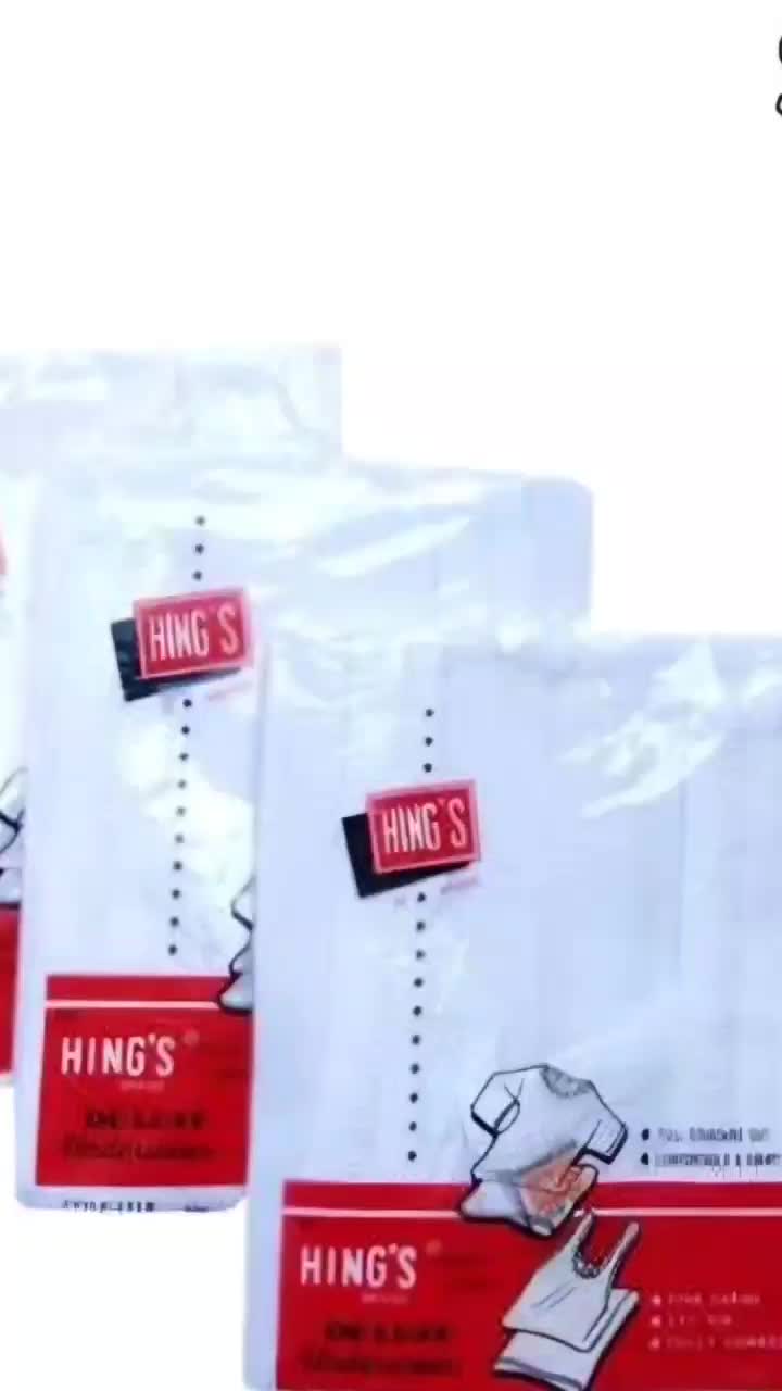 PROMO 3pcs Singlet Dan Celana Dalam Hings Dewasa Cowok Original - Pria, Katun Putih Remaja Kaos