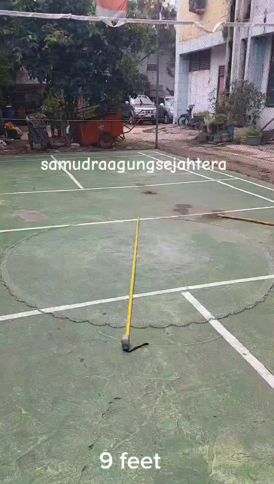 jala lempar 2,5 meter bahan senar ,  jala ikan,  jala udang,  lubang 3/4 in / jari kelingking