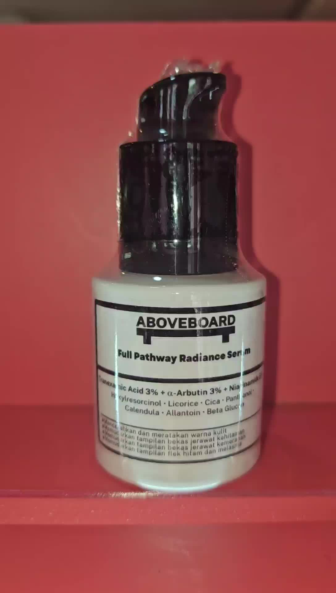 ABOVEBOARD FULL PATHWAY RADIANCE SERUM 20ML Acid Arbutin Mencerahkan Wajah