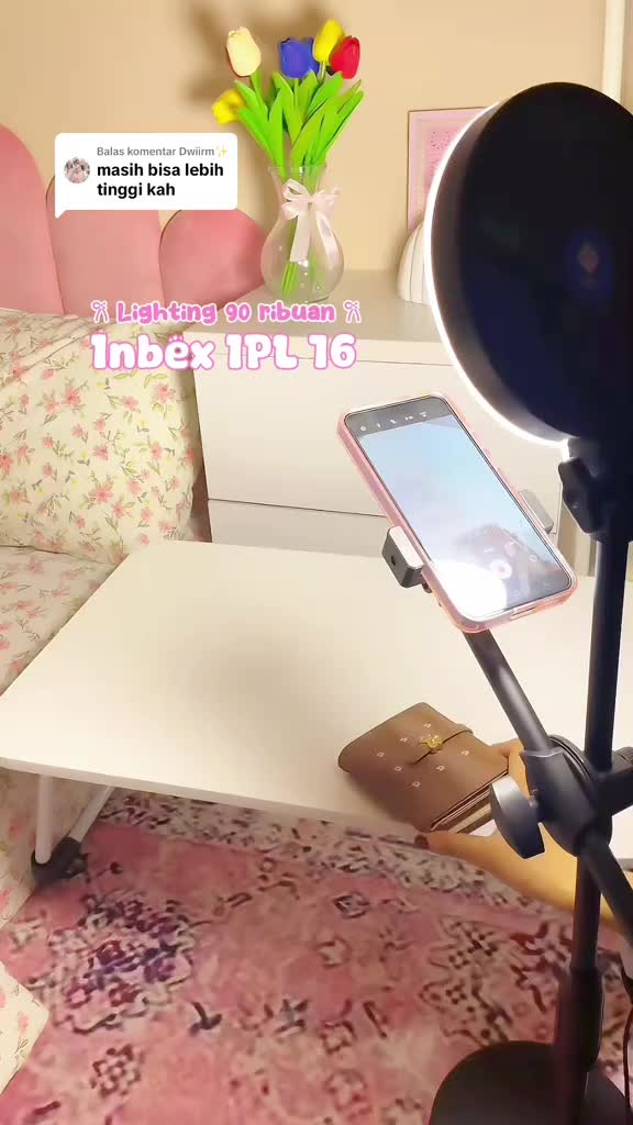 【BUY 1 GET 5】【Garansi 30 HARI】【COD】【24H Shipping】INBEX IPL16 Lampu Kontent Kreator Portabel Lighting Studio Video/Livestreaming+Tripod Overhead Stand hp