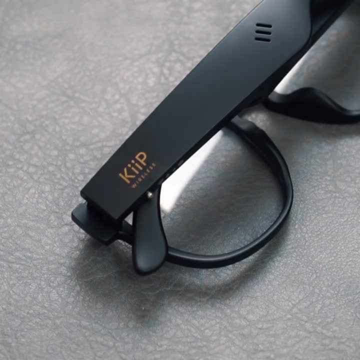 KiiP Wireless S01 Smart Glass Kacamata  Earphone  Headphones Headset Bluetooth Multifungsional