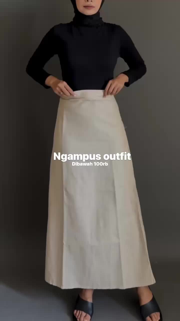 Rok Basic Skirt Polos Twill Audy