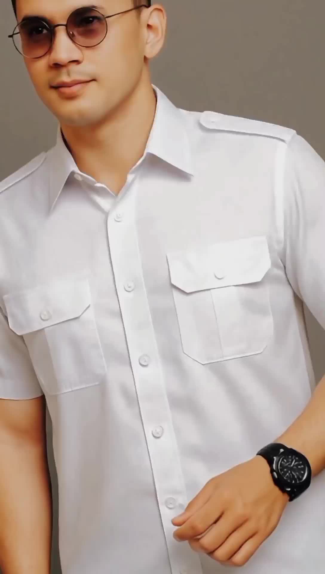 Seragam Pdh Putih Pria Terbaru dengan Opsi Lengan Panjang & Pendek untuk Kerja - Stylish & Profesional