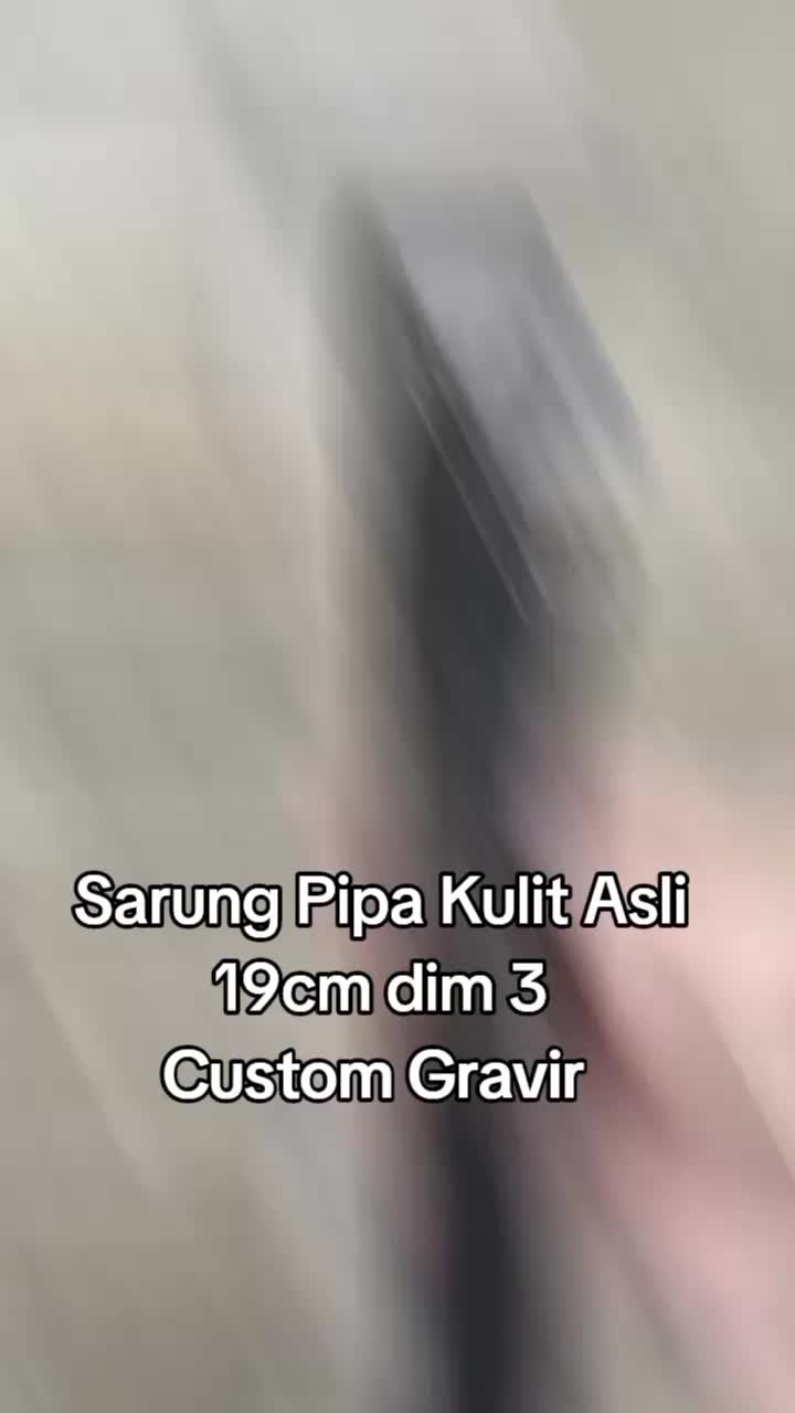 Sarkul Custom Gravir Hand Made Kulit Sapi Asli Garut Max Dim 3cm Nyaman