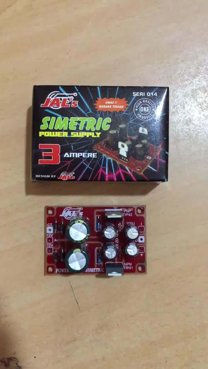 KIT simetric poiwer supply JALs – Regulator CT untuk Power Amplifier