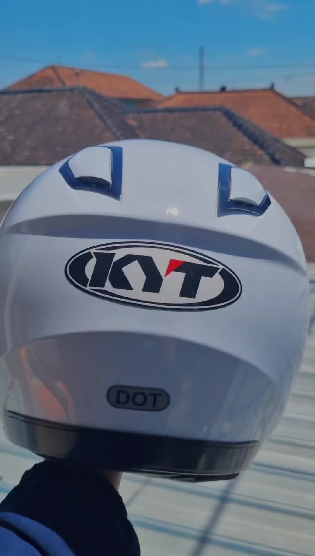 HELM KYOTO HALFFACE SNI-ORIGINAL SKS-FREE BOX+STIKER KYT || Motorcycle Helmet