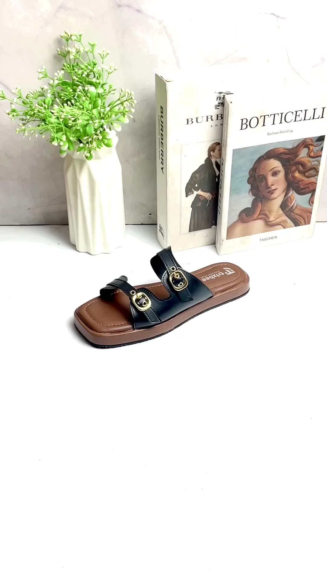 Big Size 37-44 Sandal Platform Wanita Sumper Empuk Ringan Sendal Cewek Karet