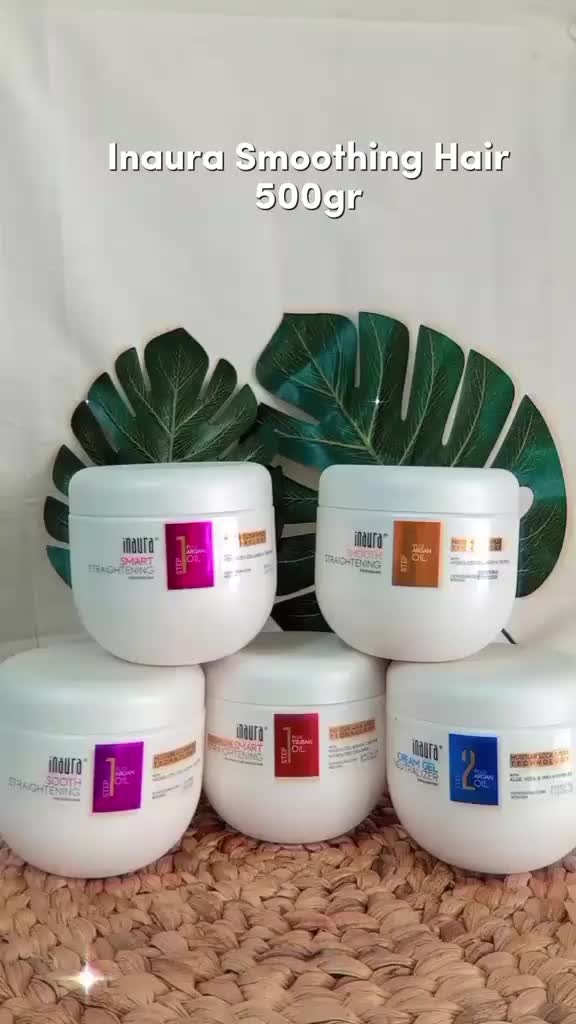 INAURA Neutralizer Cream Gel 1000ml STEP 2 Netral Smoothing / Rebonding Aloe Vera Argan Oil 1000gr