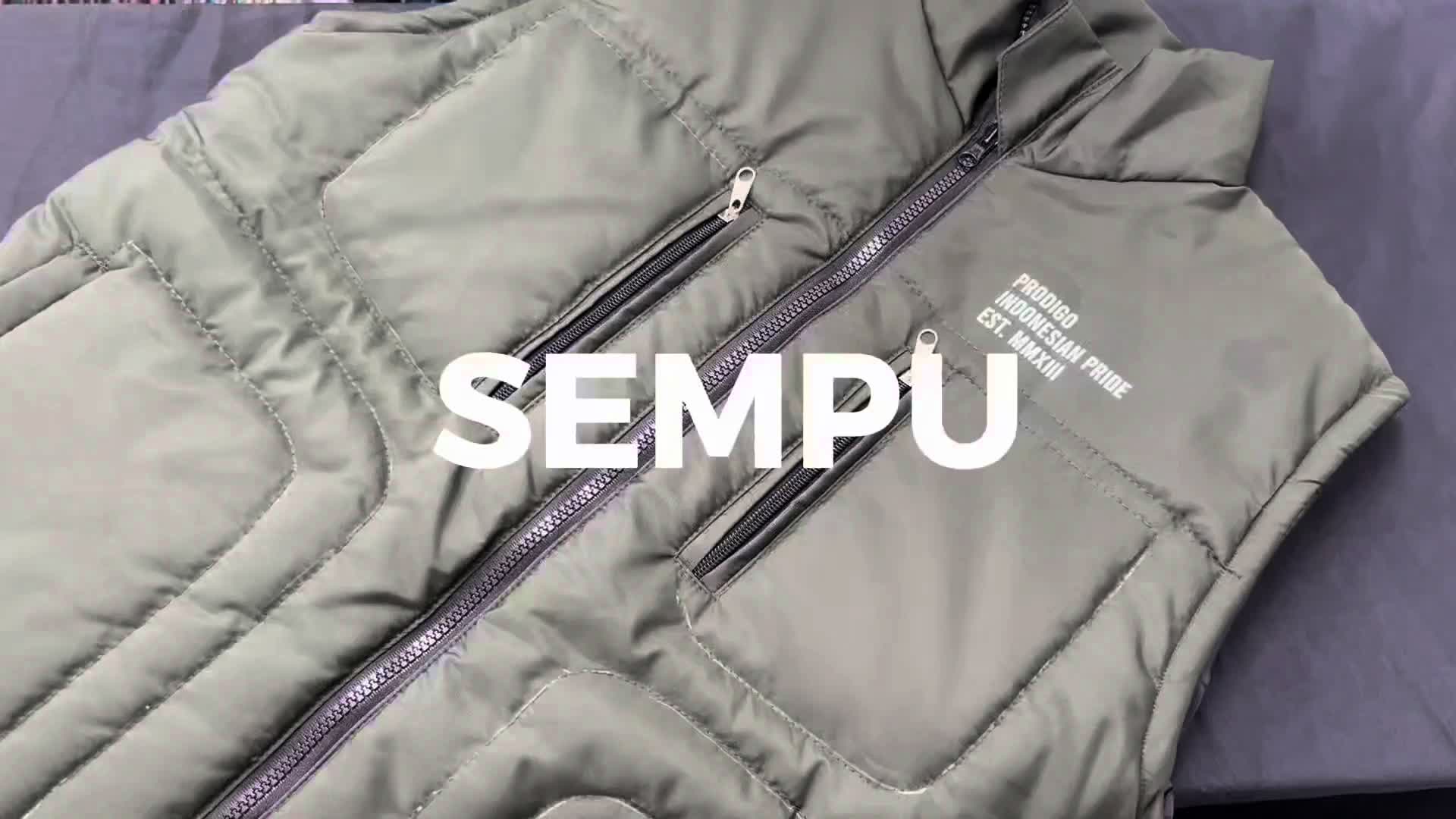 Prodigo * Rompi Pria Sempu Motif 2 I Rompi Motor Pria I Riding Vest Street Style I Vest Gelembung I Parasut Body Vest