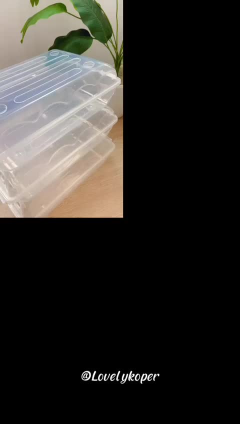 Kotak Sepatu Sendal Sneakers Heels  Plastik Transparan Box Sepatu Shoe Storage Box Anti Debu