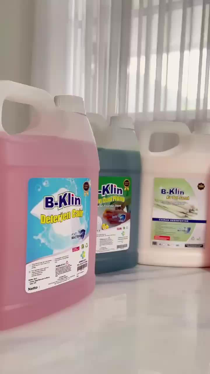 B-KLIN Cairan Pembersih Lantai Varian Aroma Buah Lemon dan Bunga Lavender 5000 Ml
