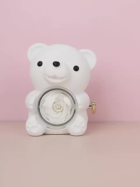 BERUANG TEDDY PROMISE BOX - HIDDEN JEWELRY / BOX CINCIN NIKAH LAMARAN TEMPAT KOTAK BUNGA MAWAR DIPUTAR HADIAH ANNIVERSARY ULANG TAHUN SUAMI ISTRI COWOK CEWEK PASANGAN KALUNG GELANG KADO PACAR