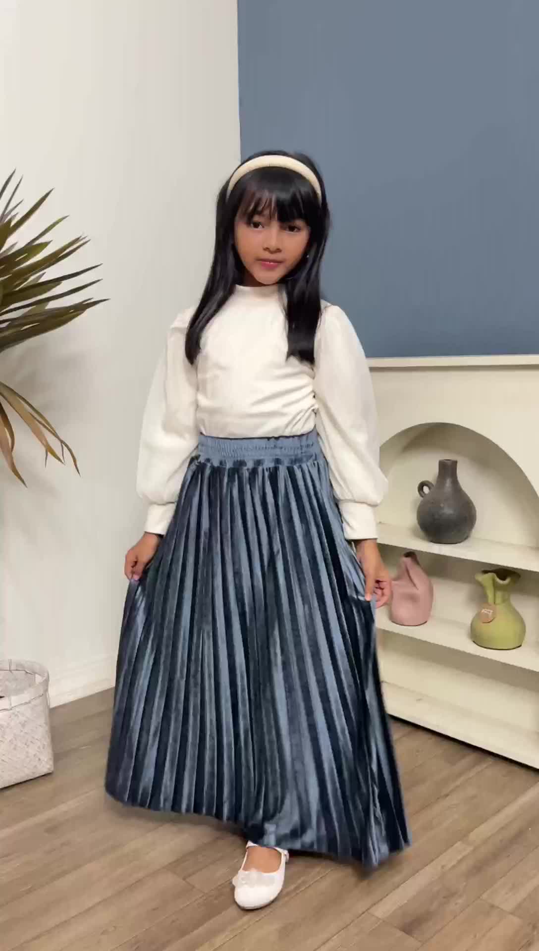 ROK BLUDRU ANAK USIA 5-13 TAHUN / ROK BLUDRU ANAK TANGGUNG / ROK PLISKET BLUDRU PREMIUM / ROK BLUDRU ANAK PEREMPUAN / ROK ANAK TANGGUNG Fashion