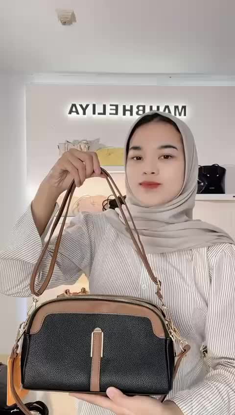 MAHBHELI.YA Tas Wanita Mewah Ringan Tas Tangan Bahu Mini Selempang Tas Pesta X6 Kulit Berkualitas Tinggi Desain Elegan Cocok untuk Hadiah
