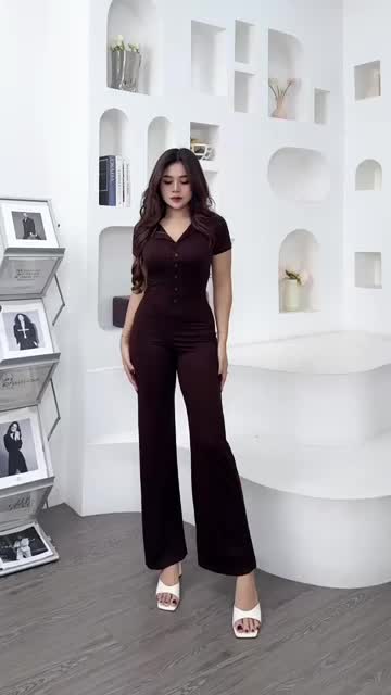 CAPPIE - JUMPSUIT NARA KANCING SPANDEX