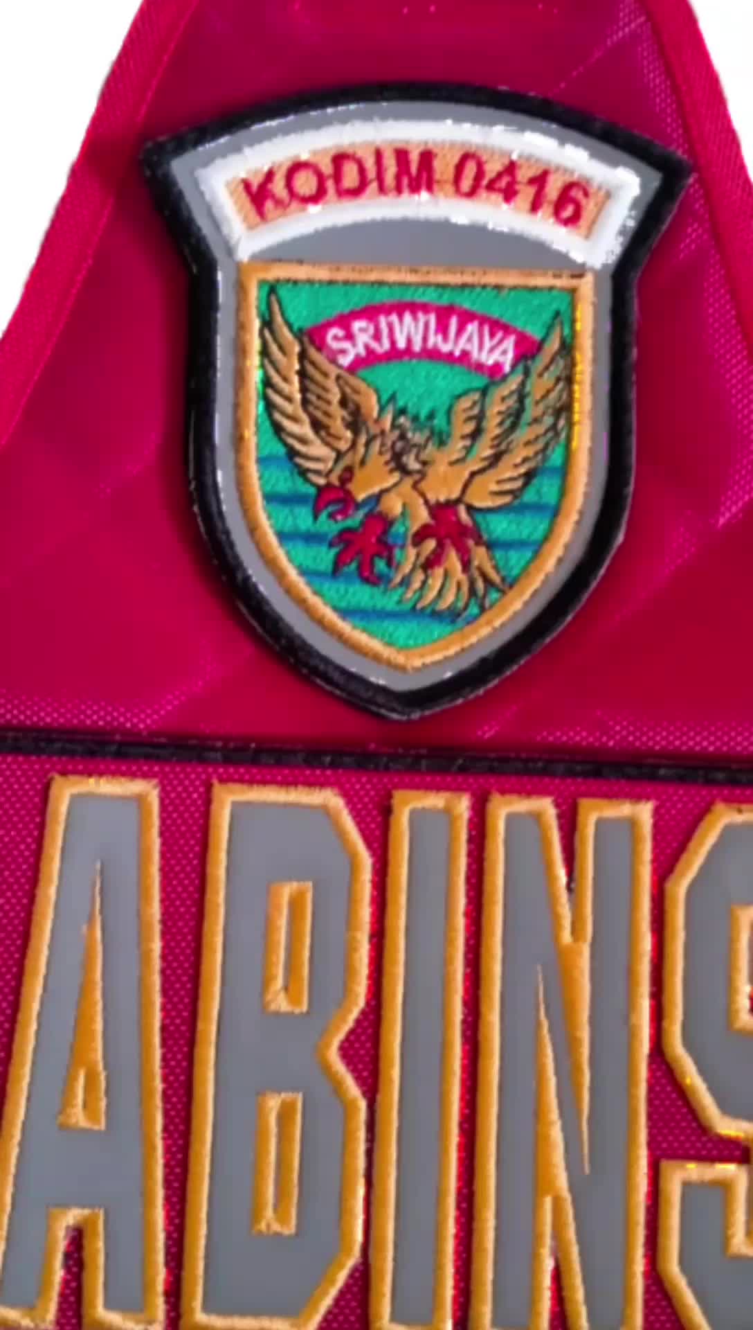 ban lengan babinsa model tanam bisa custem logo
