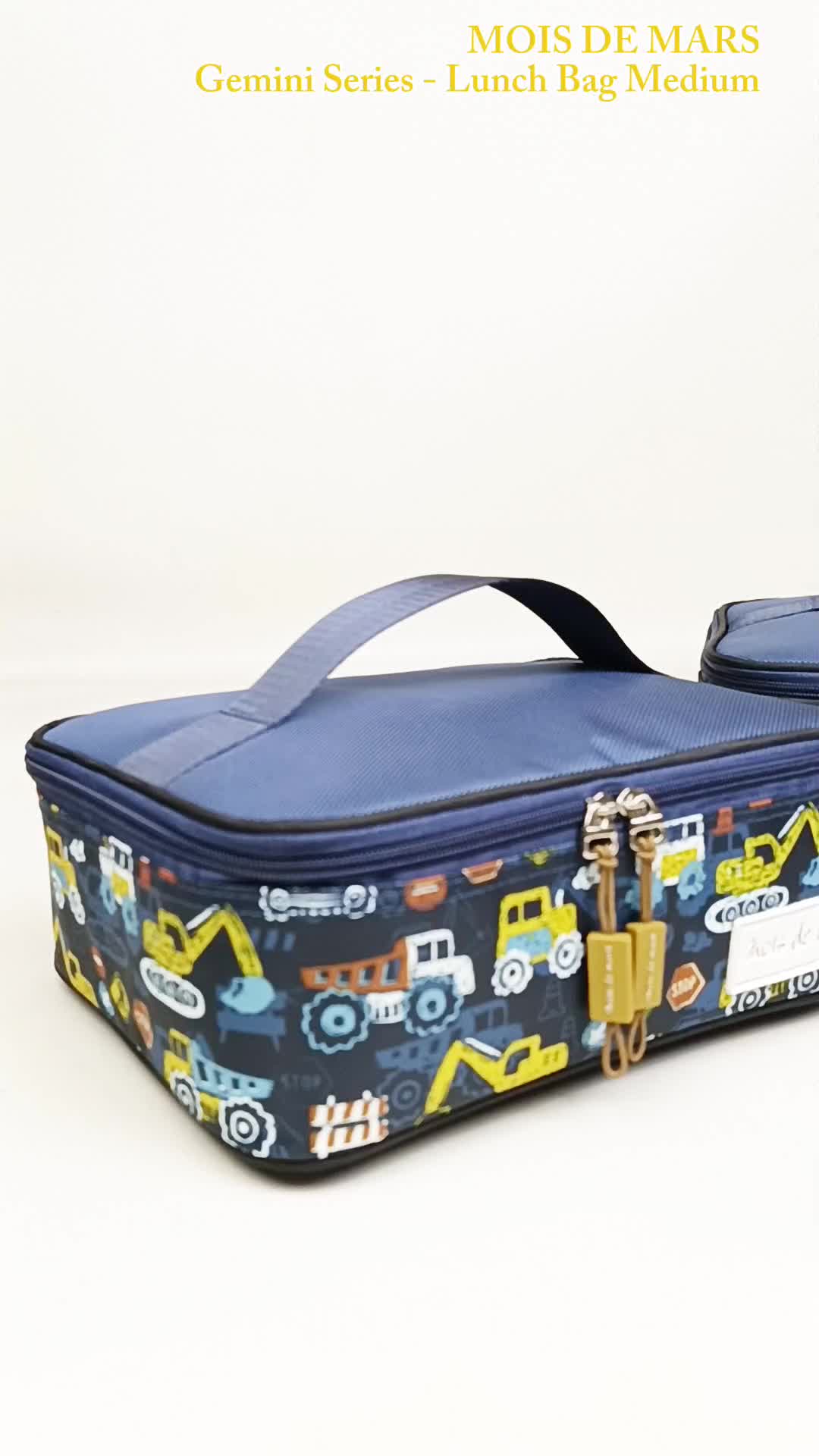 Tas Bekal Makanan - Lunch Bag Sekolah / Kerja - MOIS DE MARS - Lunch Bag Medium