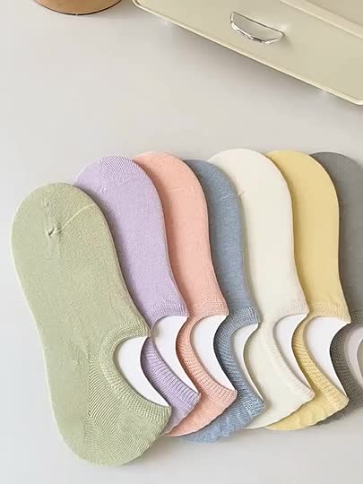 kaos kaki pendek semata kaki wanita polos hidden Women socks - Kaus Kaki Katun Abg Korean Japanese Sock Bawah mata kaki AP10
