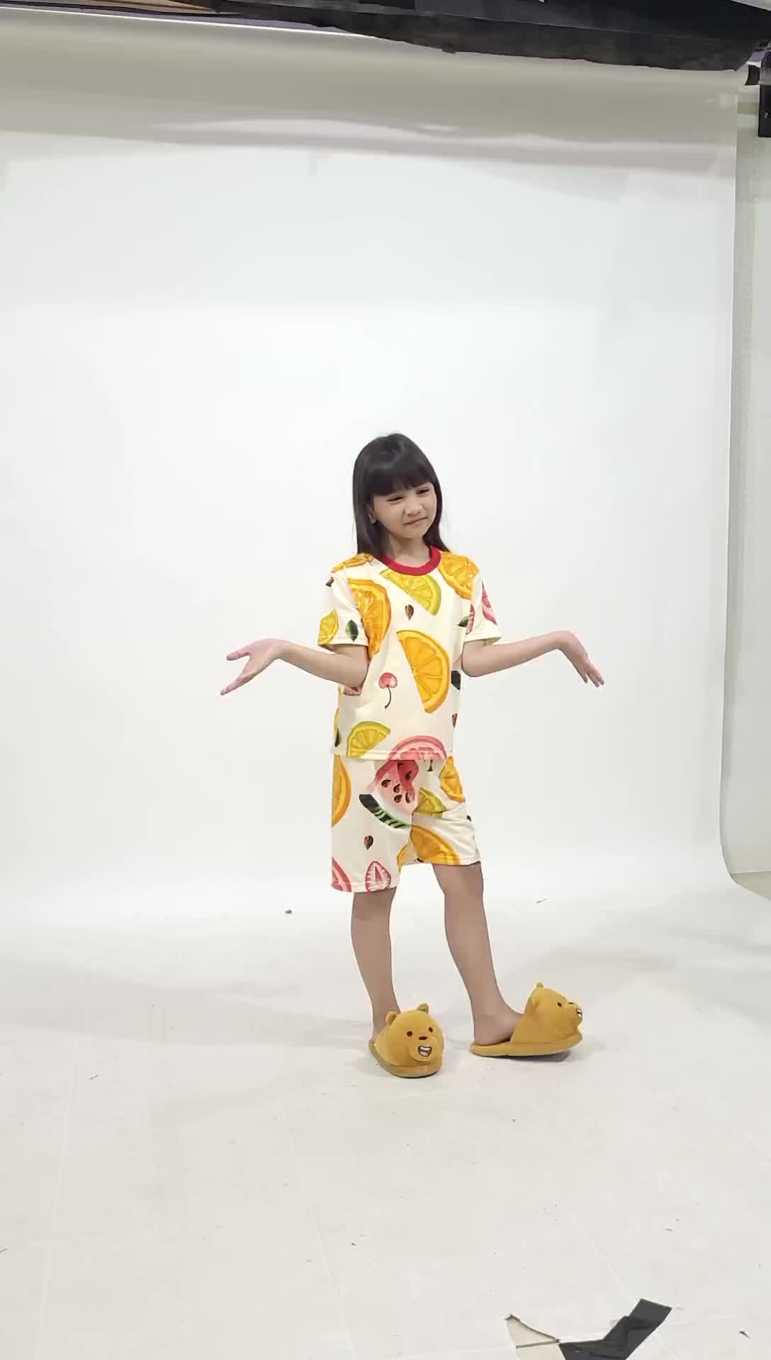 Kiminori ARIN.ST Setelan Baju Anak Perempuan Lengan Pendek