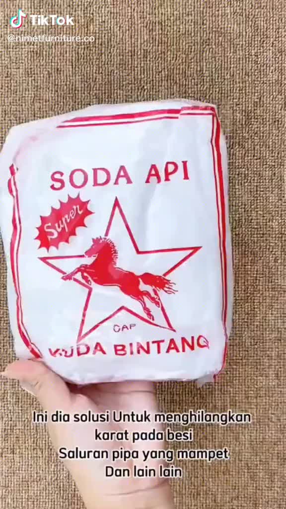 Dijamin Ampuh Cap Kuda Bintang Serbuk Pembersih Saluran WC 800gram & 400gram Penghilang Noda Karat & Semburan Cat