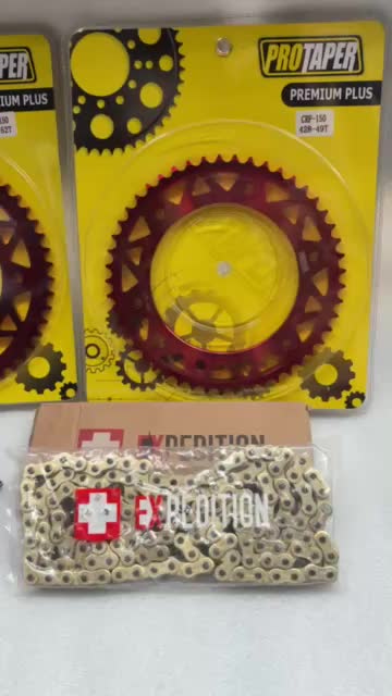 Gear Set CRF 150L PROTAPER Sepaket Gir Crf150 Depan belakang Plus rantai expedition trabas supermoto Motorcycle