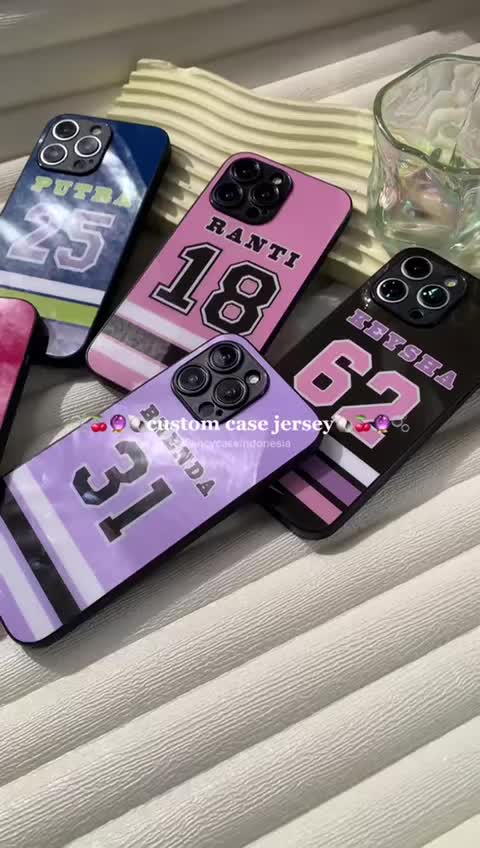 Case CUSTOM JERS3Y Softcase glass All Type Smartphone ANDR*ID DAN IPH*NE