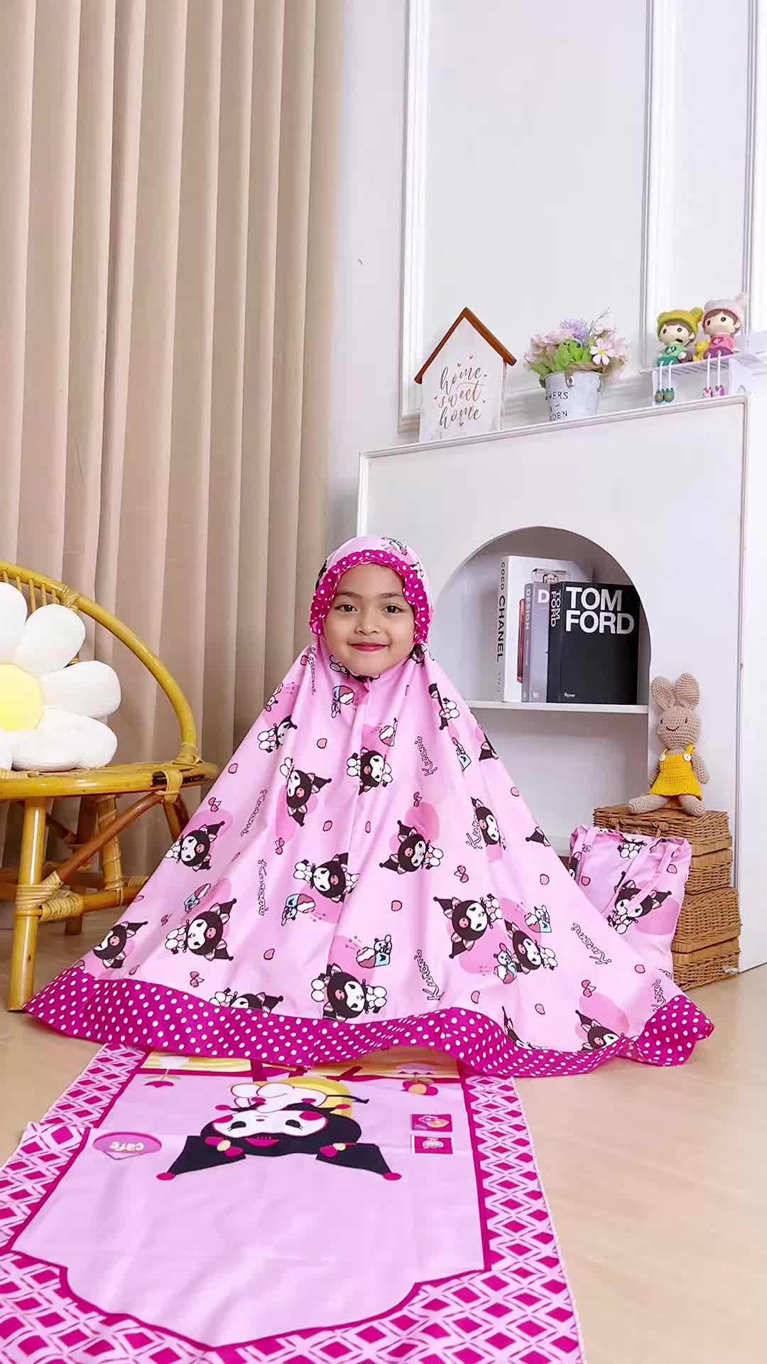 Set Mukenah Anak + Sajadah 1 2 3 4 5 6 7 8 Tahun (BEBAS PILIH MOTIF) Muslim