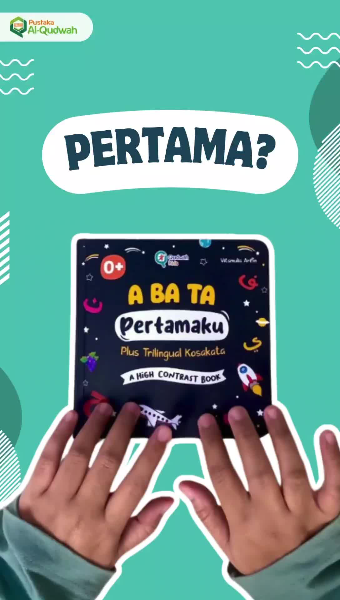 BEST SELLER ABATA Pertamaku / Buku anak 3 tahun edukasi / Buku Edukasi anak 2 tahun / Hijaiyah Pertamaku || Buku Aktivitas 1 th+ / Buku Kontras Bayi / Hijaiyah High Contrast Book