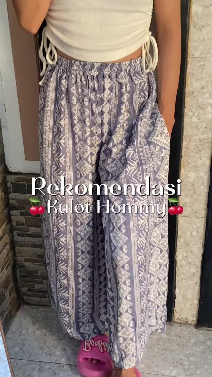 KULOT HOMMY PREMIUM/BAHAN RAYON PREMIUM JUMBO MOTIF RANDOM