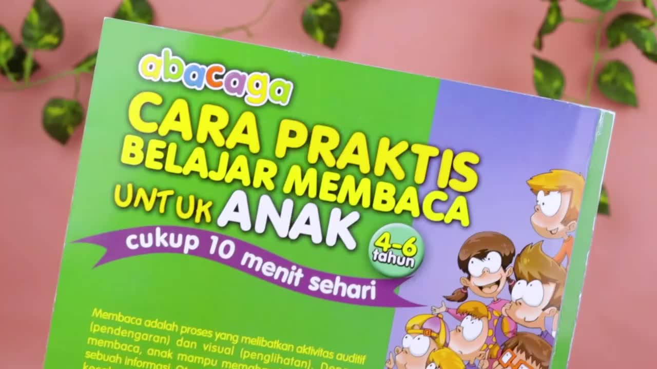 Buku Anak - ABACAGA Cara Praktis Belajar Membaca untuk Anak (4-6 Tahun) - Kawan Pustaka - Jazuli, Budiman, Tri Wahyu R.N - Bukukaluku