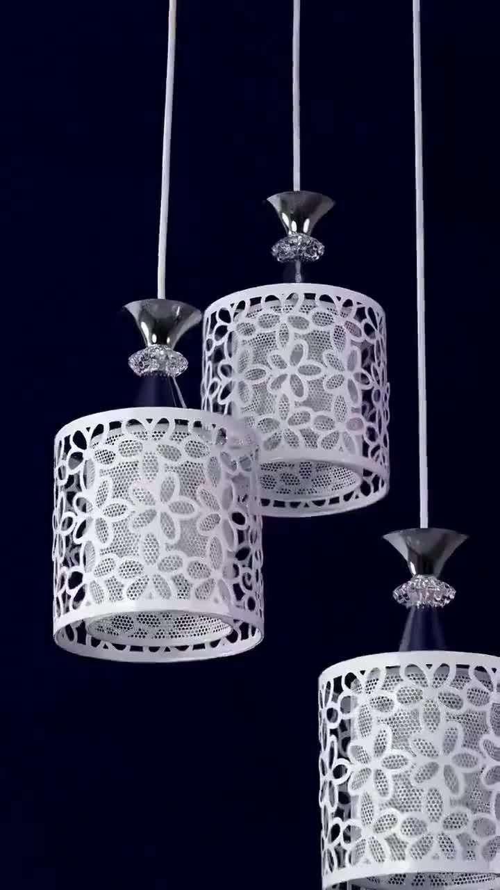 【Ready COD】3 Lampu Gantung LED Minimalis 3 iN 1 Modern Bentuk Kelopak untuk Dekorasi Ruang Makan