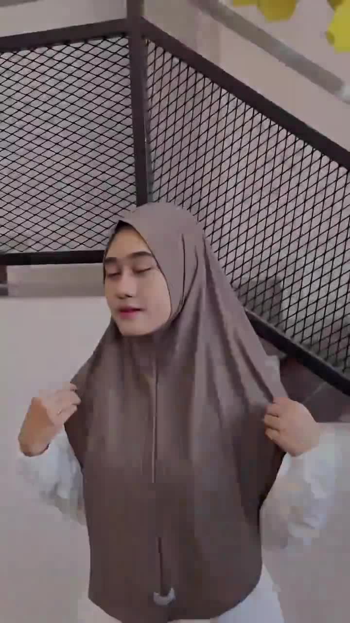 ALMA - Hijab Bergo Instan M Nonped Jersey Premium // Kerudung Instan Alma Premium