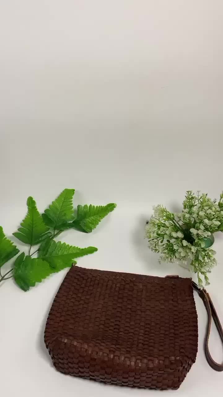 Tas Selempang Wanita Kulit Clutch Bag Wanita Kulit Asli Multifungsi Slingbag