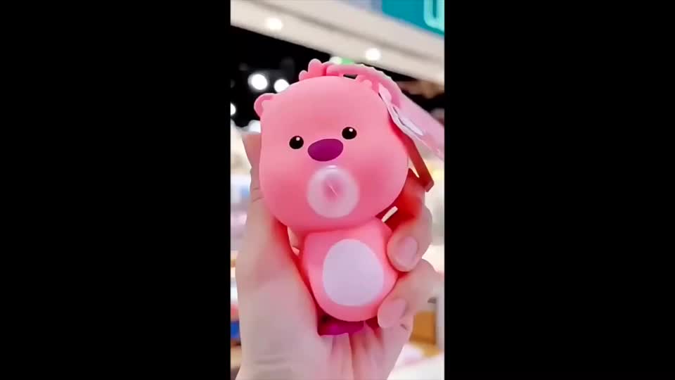Loopy Blow Bubbles Squishy Gantungan Kunci Tas Sanrio Fidget Toys Penghilang Stres Mainan