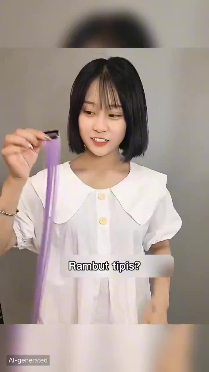 Unimese Wig Jepit Rambut Palsu Lurus 55CM Lebar 3.2CM 21 Warna untuk Harian & Pesta Model Jepit Rambut
