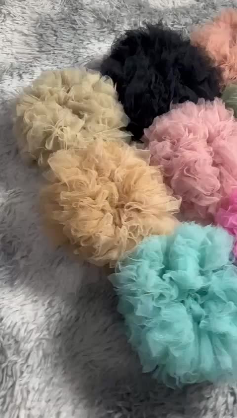 Scrunchie Almushoffa Cepol Hijab Ikat Rambut Anti Pusing Bervolume 1 Pcs Bahan Tile Premium Karet Elastis