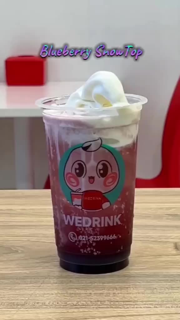 WEDRINK Menu Minuman  Segar Wedrink Grape Snow Top