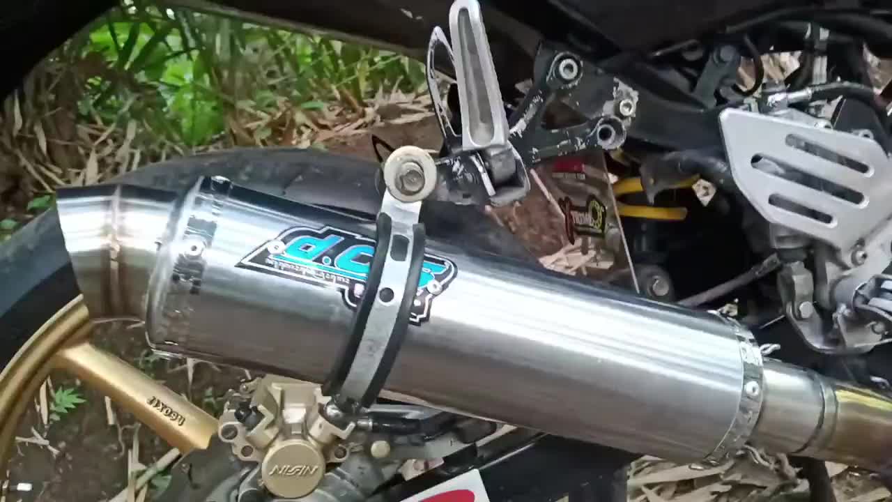 Knalpot dos jenong untuk motor tiger/megapro/vixion/fu/mx135/mxking DLL racing jupiter z