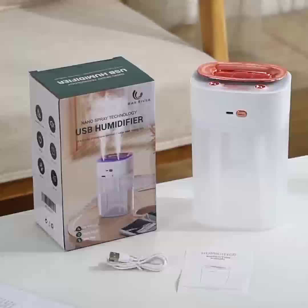 [COD]HAN RIVER Humidifier Diffuser air purifier 1.3L Kapasitas tinggi semprotan ganda