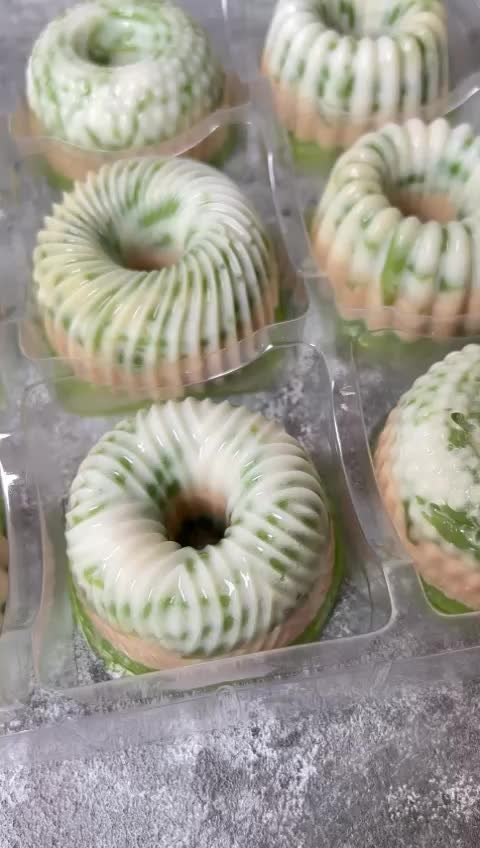 (ISI 12 PCS) Cetakan Mini Puding Plastik Premium / Cetakan Bolu / Cetakan Agar / Molding Kitchenware Peralatan