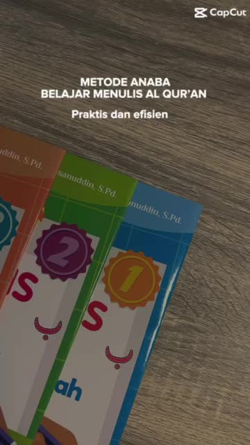 [READY STOCK] Buku Menulis Arab Huruf Hijaiyah Metode Anaba Jilid 1-4 - Belajar menulis Al Qur’an