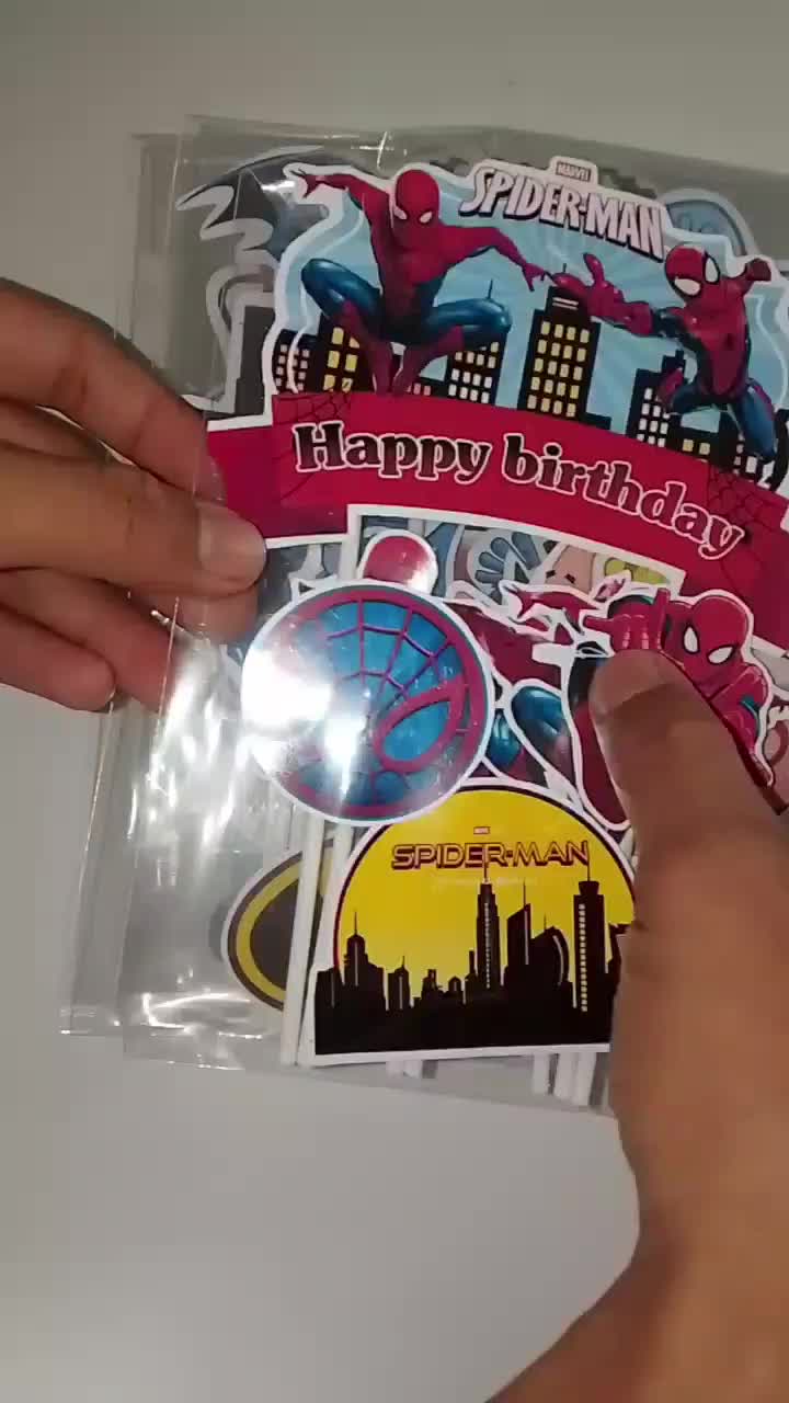 Toper kue karakter / toper cake murah / hiasan kue ulang tahun / decorasi cake nasi tumpeng / hiasan kue tusuk murah