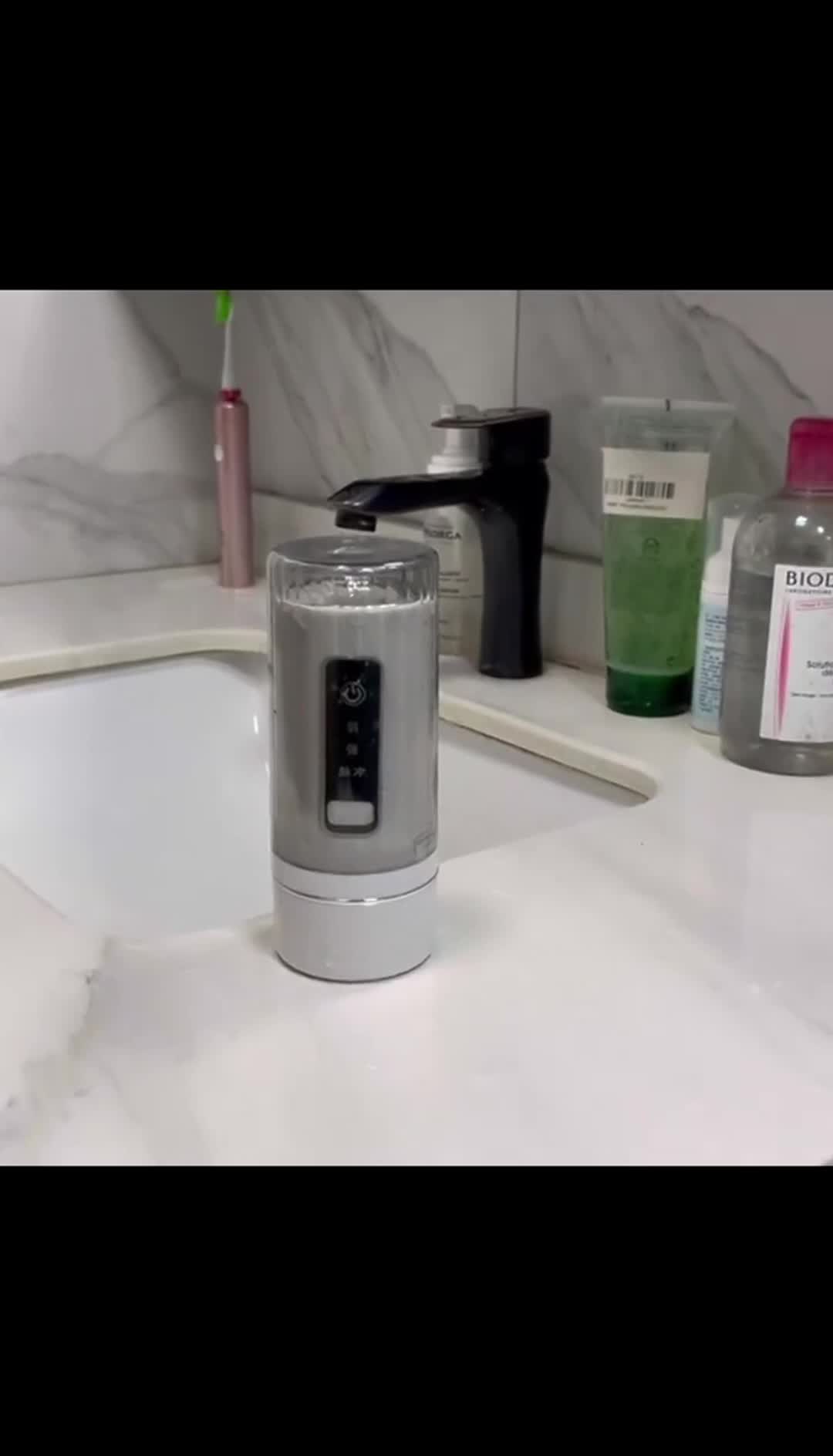 ALLTOU Water Flosser Portable Dental Floss Semprotan Gigi Elektrik Oral Irrigator USB Pembersih Gigi Perawatan Mulut