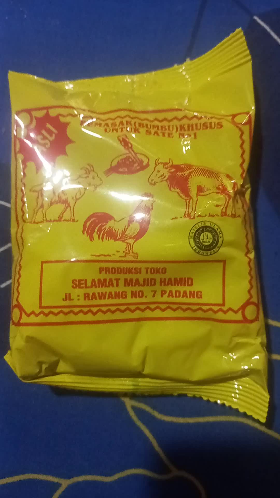 Pemasak Bumbu Khusus Sate Asli Selamat Majid Hamid Padang Murah