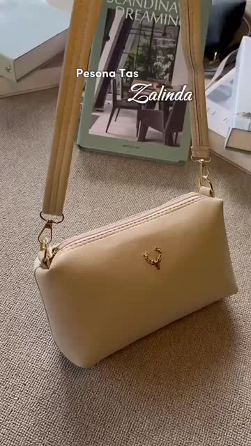 Tas Selempang dan Pouch Zalinda Wanita Elegan Bisa COD - Cewek satu alat