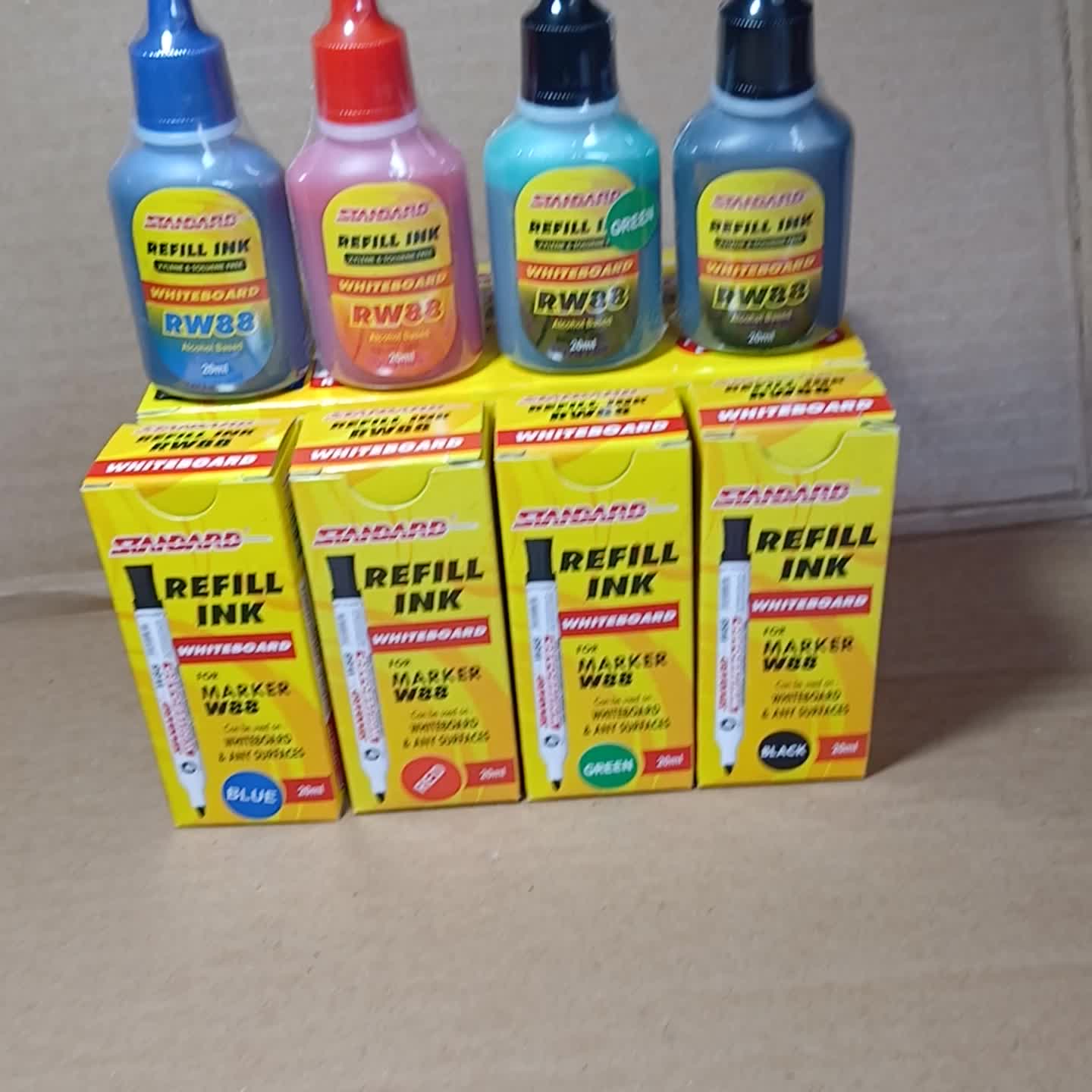 Refill Tinta Spidol WHITEBOARD STANDARD W88 - SPIDOL BISA DIHAPUS ( 1 pc ) Stationery Cocok untuk Papan Tulis Kantor