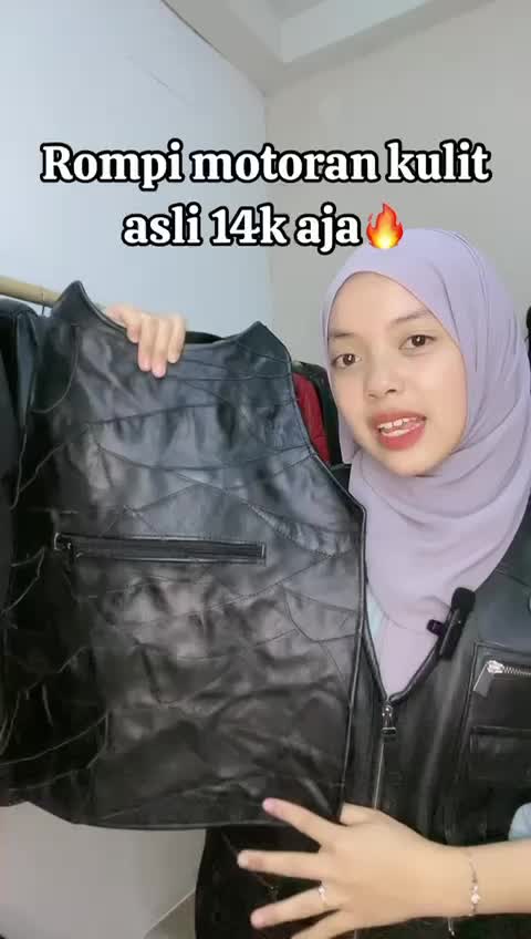 Rompi motor kulit asli otto pelindung dada pelindung dari angin awet kuat dan tahan lama Motorcycle