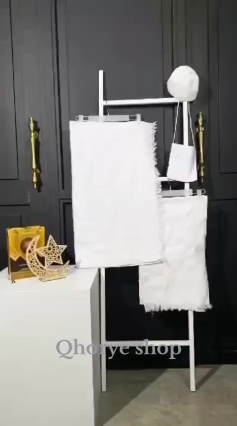 Pakaian Set Ihram Instan Anak TK – Super Praktis, Nyaman, Tinggal Pakai Tanpa Ribet Pinggang Karet Katun Kotak